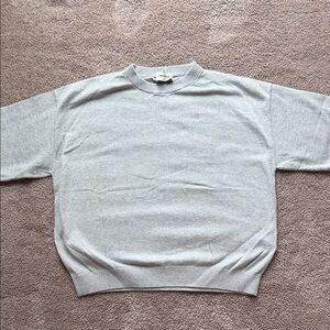 Sunday Best Light Gray Crewneck Sweater